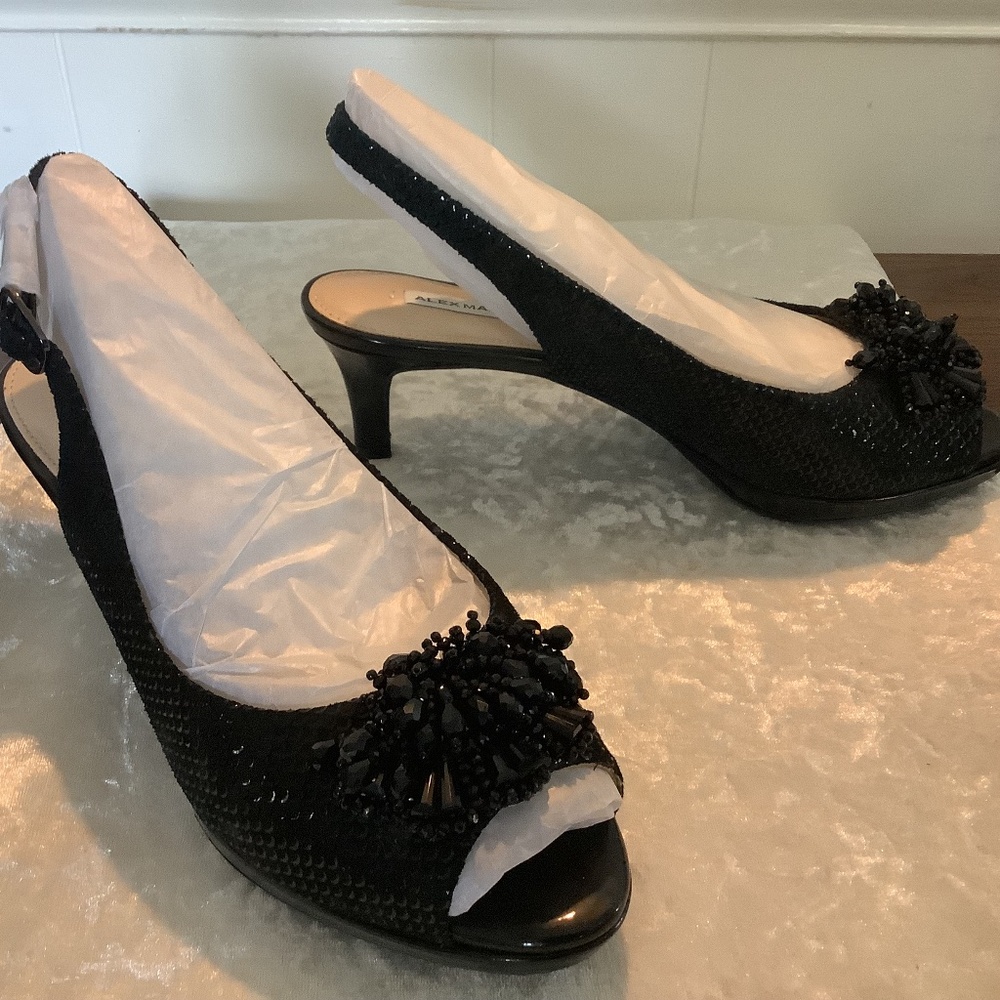 New Alex Marie Marla Heels 6.5 Beaded